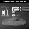 Shower Head Elbow Adapter, All Metal Handheld & Wall-Mounted Shower