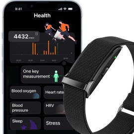 Activity Tracker - Wearable, Fitness, Heart Rate, Sleep, Steps, HRV, Stress, O2