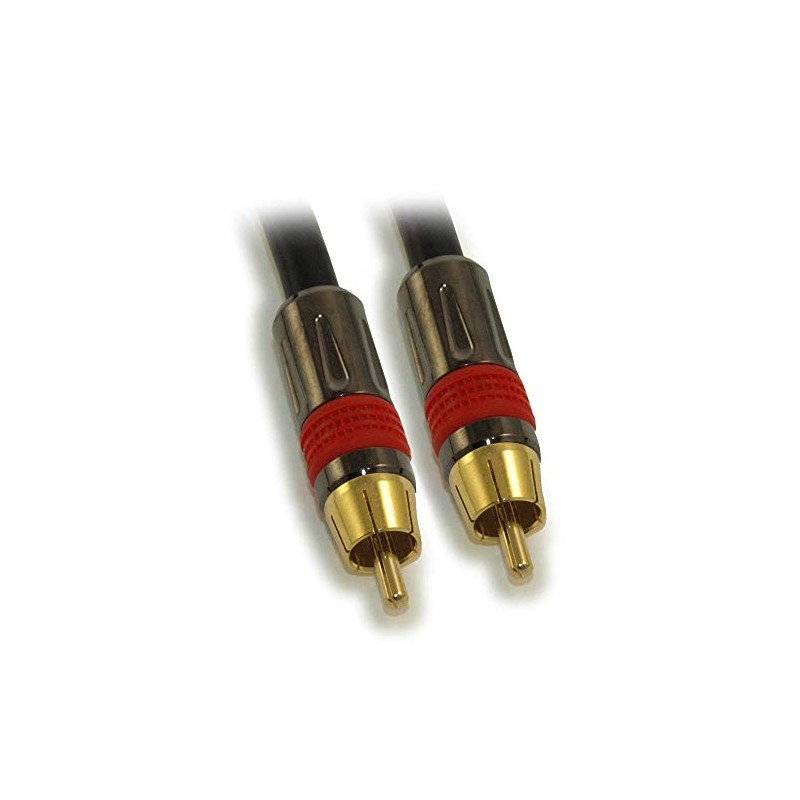 MyCableMart 25ft 1 Wire RCA Premium Digital Audio SubWoofer/Video Cable