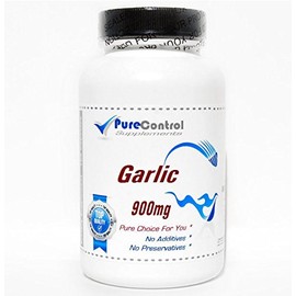 Garlic 900mg // 100 Capsules // Pure // by PureControl Supplements