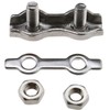 10 x 2mm 304 Stainless Steel Duplex Wire Rope Clip