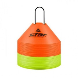 Star Plate Conset Orange + Lime 1 Orange Lime Set Color Cones SA317S 20cmx7cm