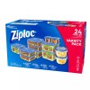 Ziploc one press seal variety 24 pk containers & Lids