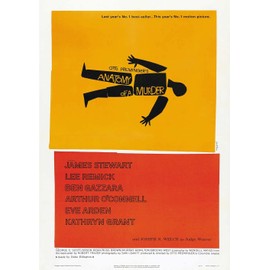 Otto Preminger's Anatomy Of Murder Poster/Print/Picture Satin Photo Paper - A3-297mm x 420mm