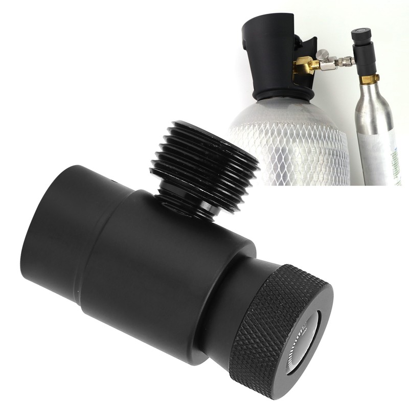 Soda Cylinder CO2 Refilling Adapter Valve Aluminum Alloy ASA with