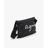 agnes b XAH03-03 Unisex Shoulder Bag, Black