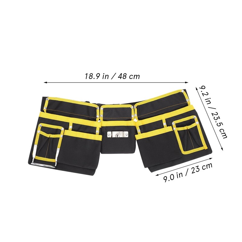 UKCOCO Tool Belt for Men: 12 Pocket Tool Belt Pouch