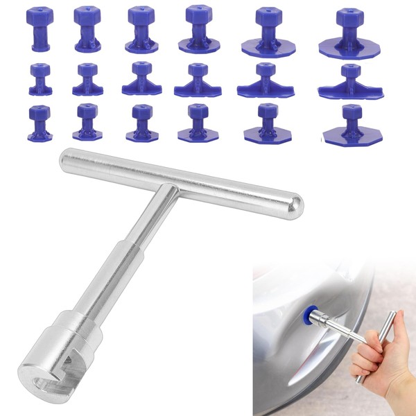 ElevaPulse Auto Dellen Reparatur Set mit 18 Saugnapf Pads, Beulen