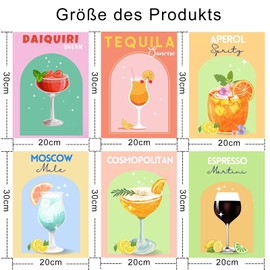 lxmydm Paint by Numbers Adult Cocktail Glass DIY Digital Oil Painting Premium Brush HD Canvas Polypropylene Colors as Gifts 20x30