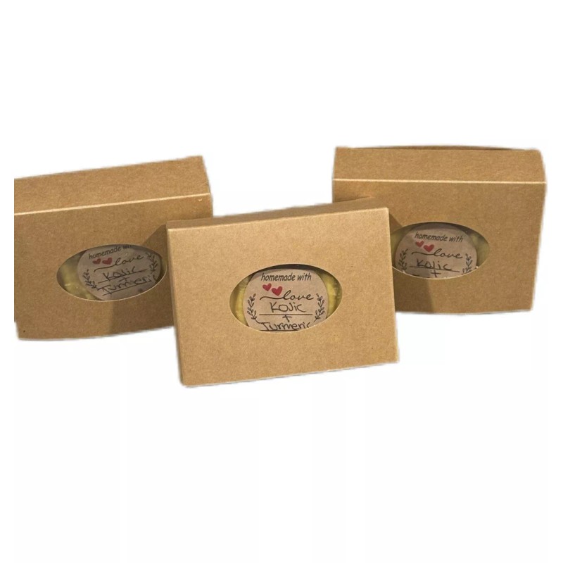 3 Pack Kojic acid + Turmeric brightening Soap.