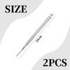2 Pieces Stainless Steel Finger Press Rod, Manual Massage Tool,