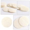 FOMIYES 15pcs Face Loofah Scrub Pads Exfoliating Loofah Cleansing Pad