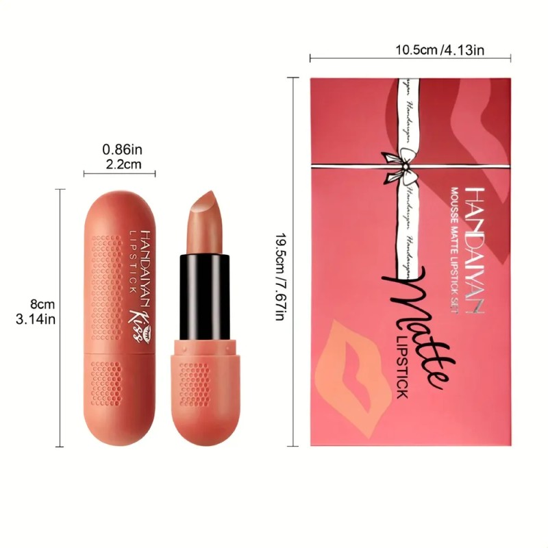Set Labiales En Barra Hidratantes Larga Duración M172-6color/set