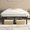 Topeakmart 16 Inch Metal Platform Full Size Bed Frame with