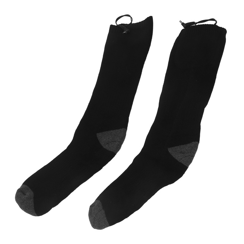 1 Pair Electric Heated Socks 3 Levels Temperature Control 2200mah