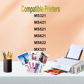 Eficazink 56F1H00 Black High Yield Toner Cartridge Compatible for MS321dn MS421dn MS421dw MS521dn MS621dn MS622de MX321adn MX321adw MX421ade MX521de MX521ade MX522adhe MX622ade MX622adhe Printers