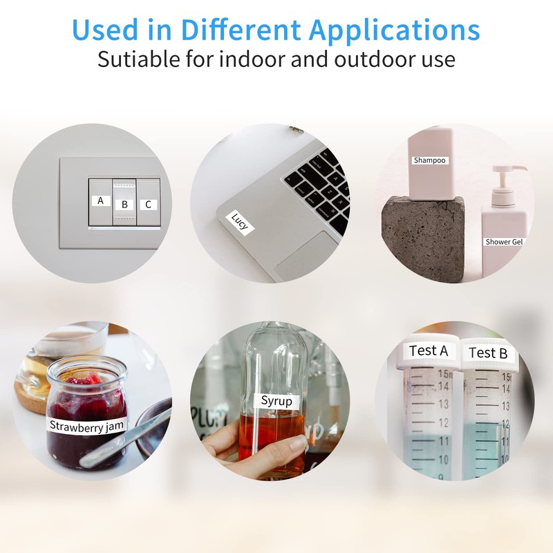 Unistar Compatible Label Tape Replacement for Brother TZe-231 PTouch Tapes