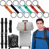 Vincreem 9 Pcs Adjustable Luggage Straps for Multiple Suitcases Elastic