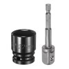 HARFINGTON Deep 6-Point Impact Socket 1/2" Drive 24mm Metric Socket