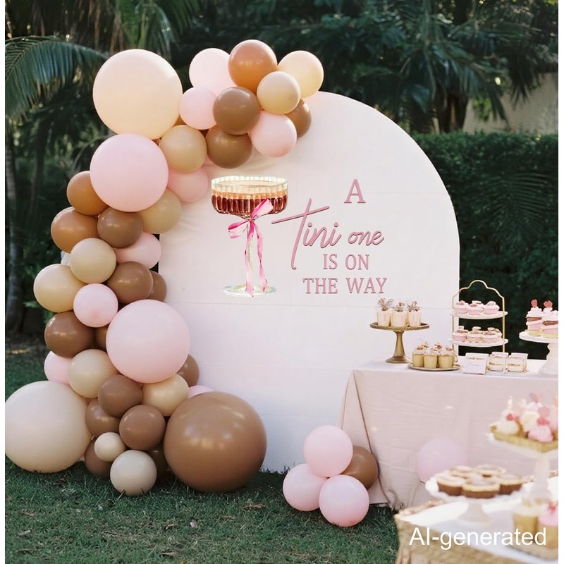 A Tini One is on the Way Wall Decal -