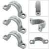 Bonsicoky 12 Pcs 1/2 Inch PVC Pipe Straps - Two