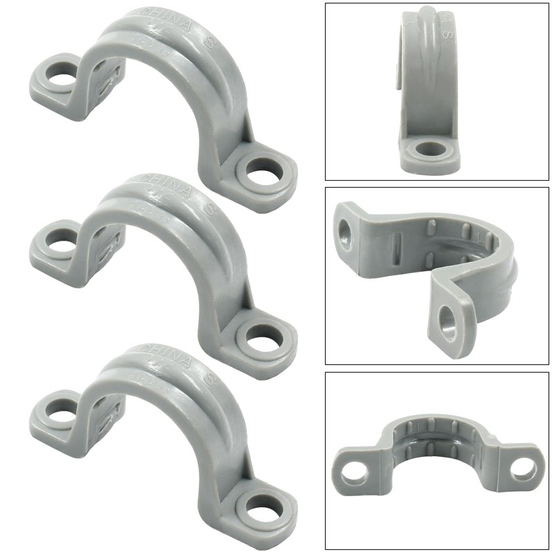 Bonsicoky 12 Pcs 1/2 Inch PVC Pipe Straps - Two
