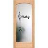 Walls with Style Pantry with Tall Chef Door Decal, (Black)