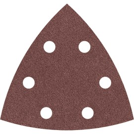 Bosch 5x PRO Paint on Wood and Hardwood F460 Sanding Sheet for Multitools (for Paint on wood, Hardwood, Ø 93x93 mm, Grit 60, Professional Accessory Multitool, Delta Sander)