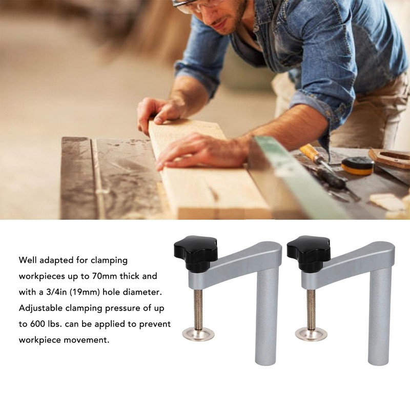 Bench Dog Clamp, 3/4 Inch (19mm) Holdfast Dog Hole Clamps