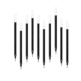 AkoSlale 10 Pack Magnetic Fidget Pen Refills, Black Ink Replacement Cartridges for Modular Magnet Pens, Smooth Writing 0.5mm Point Ink Set