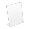 NIUBEE 6Pack Slant Back Acrylic Sign Holder 4x6 inches, Clear