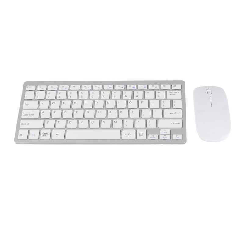 Keyboard Mouse Set 2.4G Wireless 78 Keys USB Thin Etched