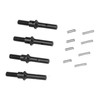 4Pcs Steel Front Rear Portal Stub Axle Drive Shaft for