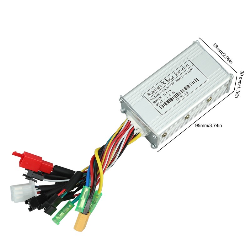 Electric Bike Motor Controller Sine Wave 24V 36V 48V 250W‑350W