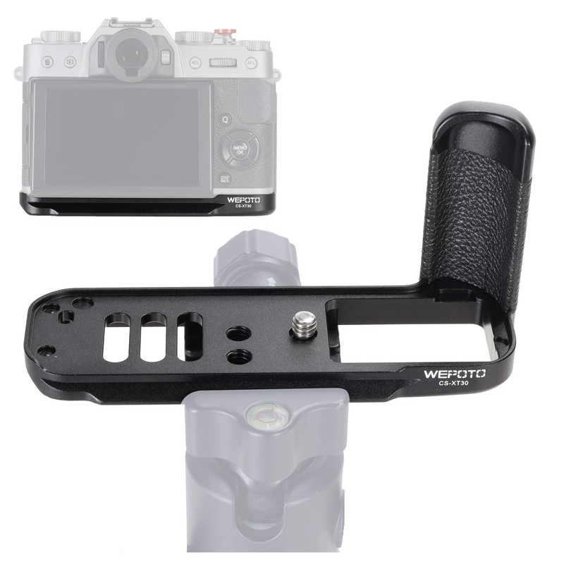WEPOTO CS-XT30 Metal Bracket Hand Grip Tripod Quick Release Plate