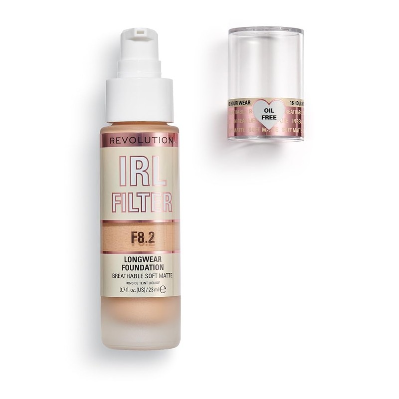 Makeup Revolution, IRL Filter Longwear Foundation, Medium to Full Coverage,