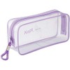 Reimei Fujii KPF902V Clear Pen Pouch, Violet, Set of 2