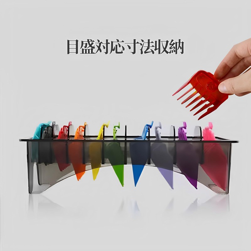 Coollooda Clipper Guard Holder 10 Grid Electric Hair Limit Comb