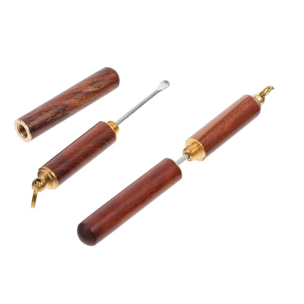 Beavorty 2pcs Wooden Ear Picks Practical Ear Wax Removers Lightweight