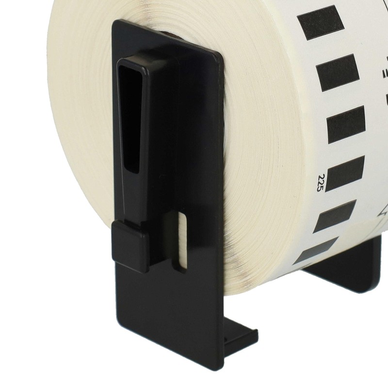 vhbw 1 x Label Roll with Holder 38 mm x