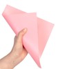 10 Pcs 8”X8” Pink Opaque Rigid Plastic Sheet, 0.02 inch