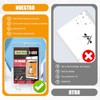 35PT Porta Tarjetas Magnéticas para Intercambio, 20 Pcs, 5 Soportes
