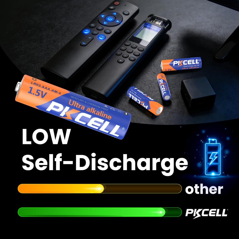 PKCELL AA and AAA Batteries Combo Pack 24 Count -