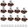 MTSmart RV Cabinet Locks, ABS Push Button Cabinet Latch for