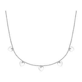 Sofia Milani - 50151 Women's Necklace 925 Silver - Plate Heart Pendant, Sterling Silver