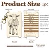 arricraft Sheep Spinning Control Tool, WPI Guide Gauge with Clasp