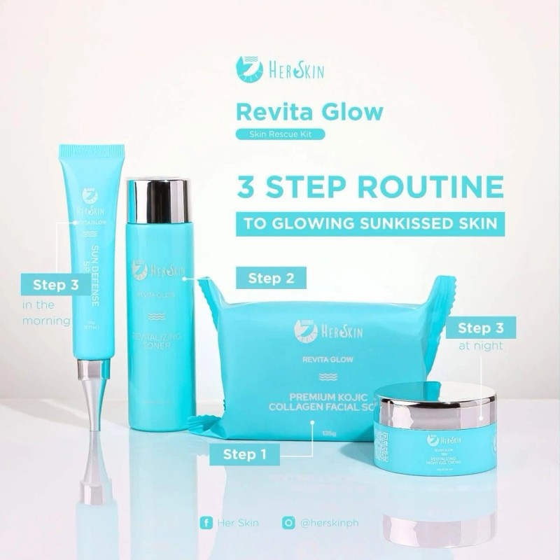 Her Skin Revita Glow Skin Rescue Rejuvenating Kit