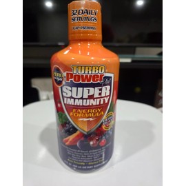 Turbo Power Plus Super Immunity Vitamin Energy Formula 32 Oz. Best By 03/26