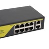AI POE Switch 8 POE Ports and 2 Uplink 100Mbps