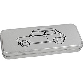 Azeeda 'Mini Car' Metal Hinged Stationery Tin/Storage Box (TT00074369)